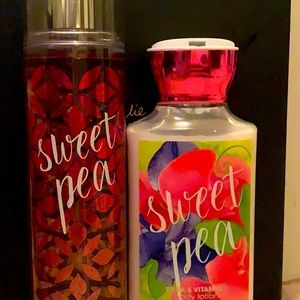 Sweet Pea Lotion and Spray $10 set